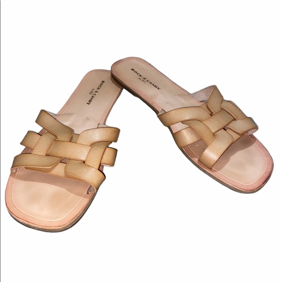 Rock & Candy Zigi Soho Dhira Tan Cream Sandals sz 10 - Picture 2 of 5